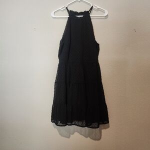 Trixxi Black Textured Dress